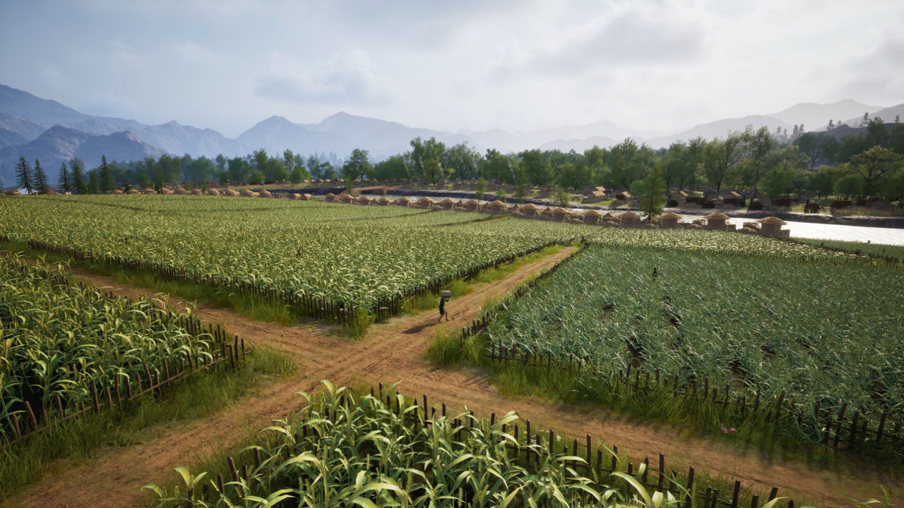 Mandate Order official screenshot showing production and logistics buildings